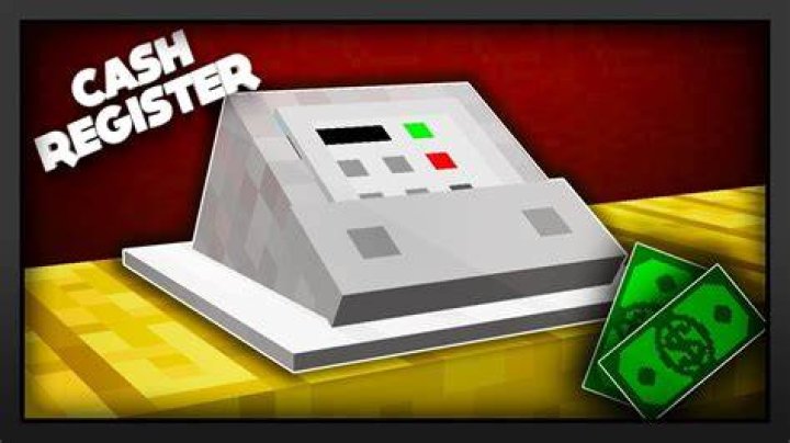 How to make a cash register in minecraft