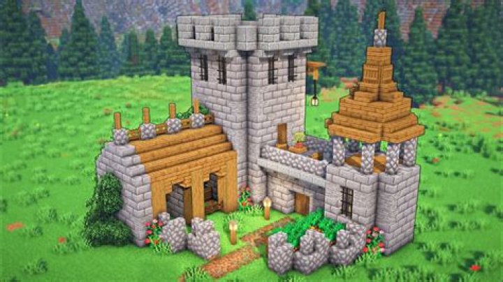 How to make a castle in minecraft easy
