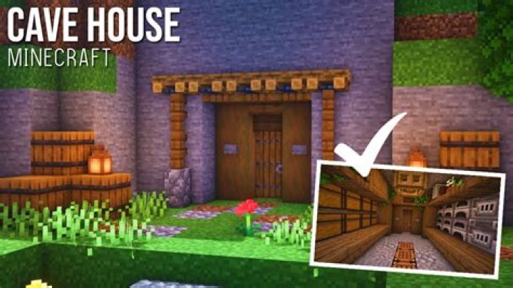 How to make a cave house in minecraft