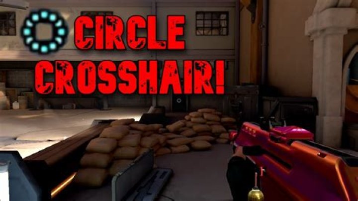 How to make a circle crosshair in valorant