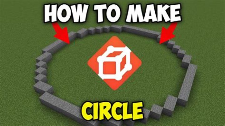 How to make a circle in minecraft worldedit