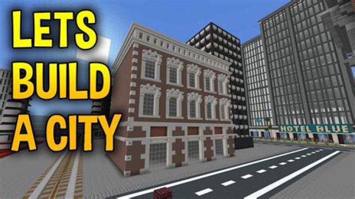 How to make a city in minecraft pe