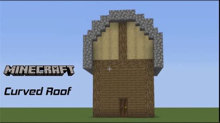 How to make a curved roof in minecraft