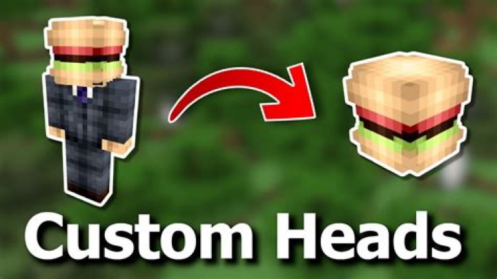 How to make a custom head in minecraft