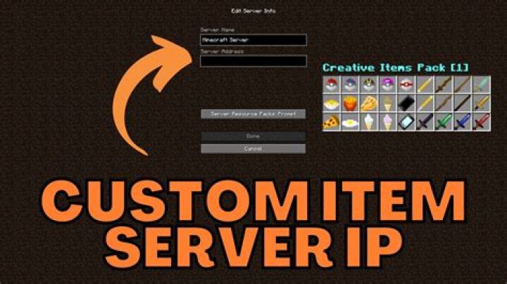 How to make a custom minecraft server ip