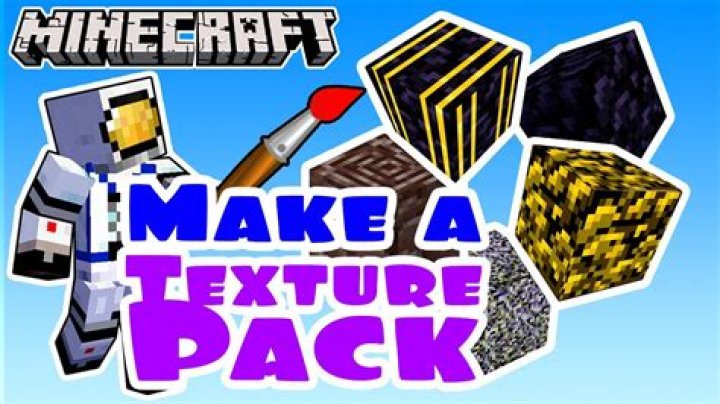 How to make a custom minecraft texture pack