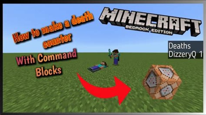 How to make a death counter in minecraft