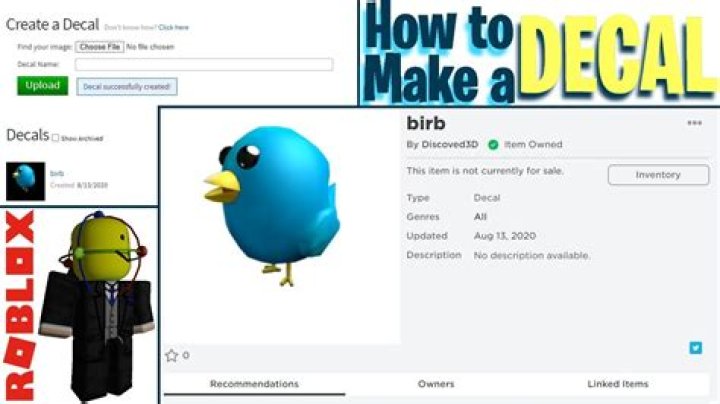 How to make a decal on roblox (mobile 2020)