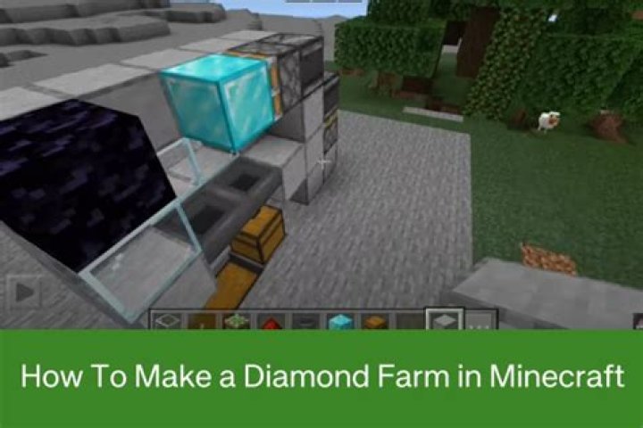 How to make a diamond farm in minecraft