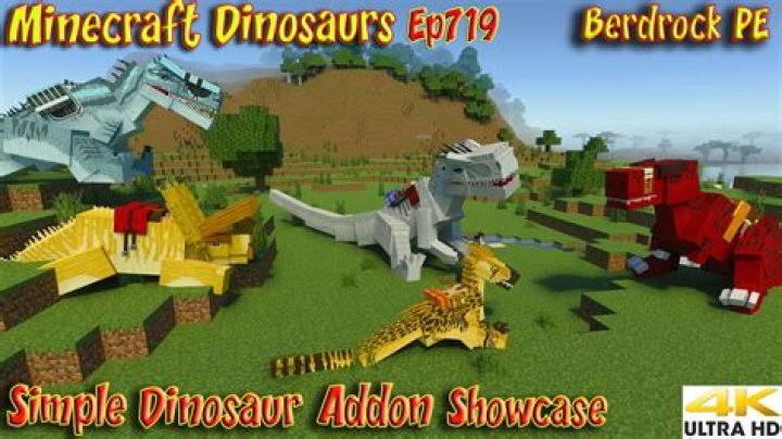 How to make a dinosaur in minecraft pe