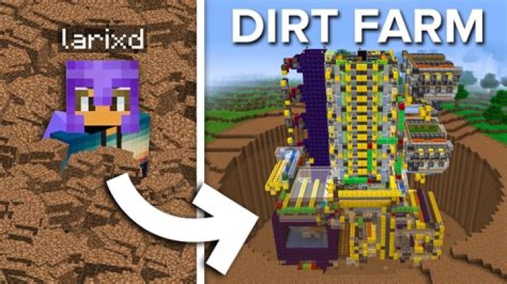 How to make a dirt generator in minecraft
