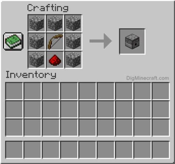How to make a dispenser in minecraft pc