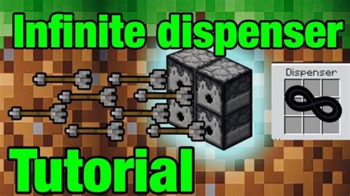 How to make a dispenser in minecraft pe