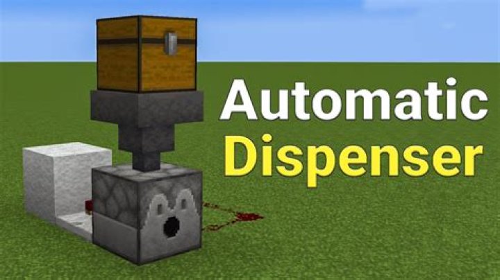 How to make a dispenser work in minecraft