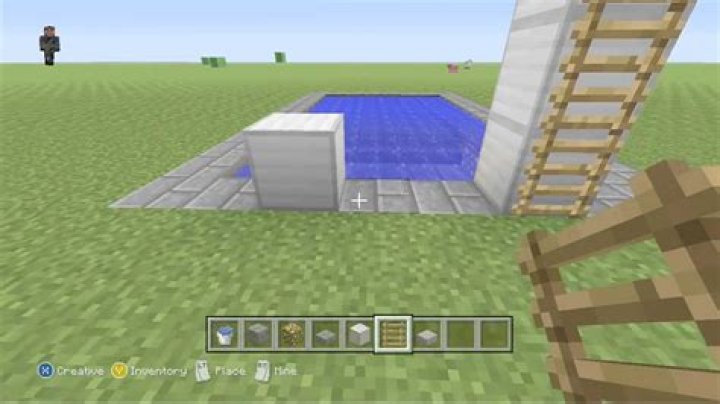 How to make a diving board in minecraft