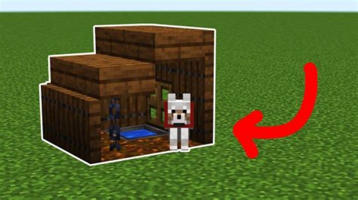 How to make a dog house in minecraft