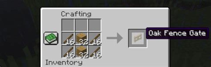 How to make a door fence in minecraft