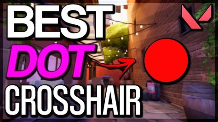 How to make a dot crosshair in valorant