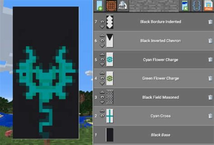 How to make a dragon banner in minecraft