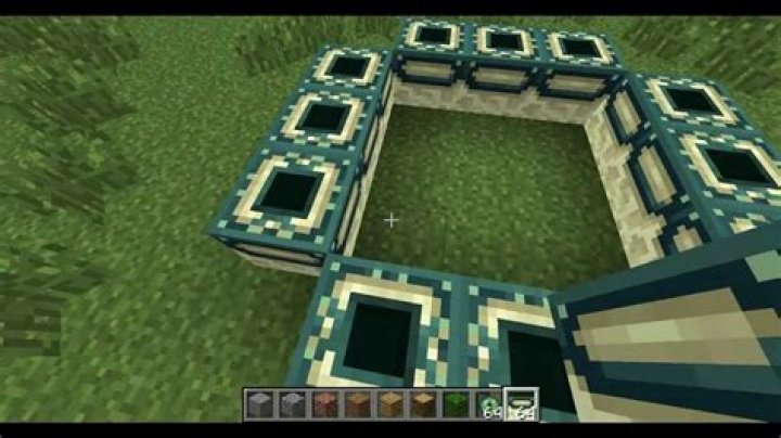 How to make a dragon portal in minecraft