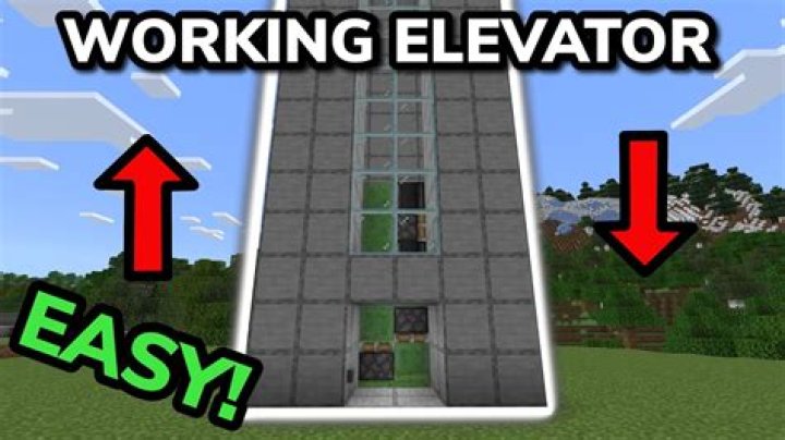 How to make a elevator in minecraft xbox