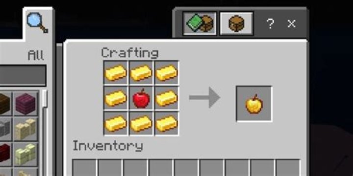 How to make a enchanted apple in minecraft
