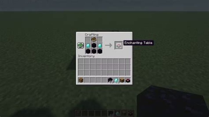 How to make a enchanting table in minecraft