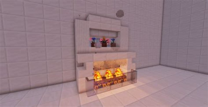 How to make a fireplace in minecraft pe