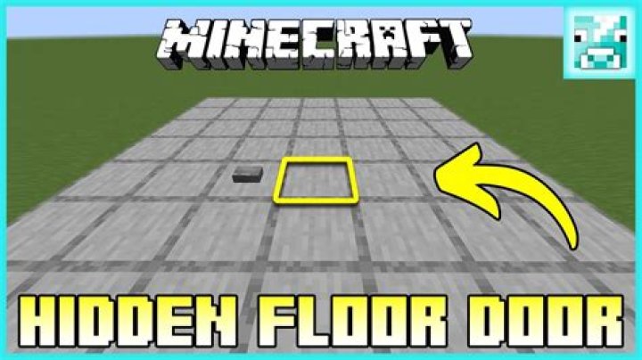 How to make a floor door in minecraft