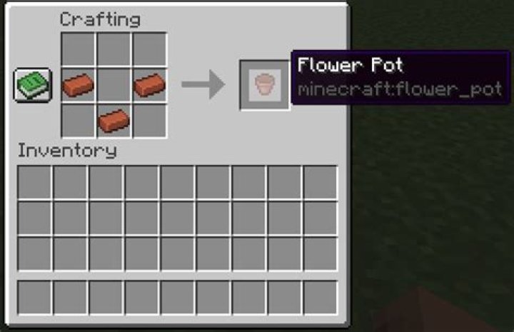 How to make a flower pot in minecraft
