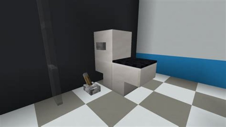How to make a flushable toilet in minecraft