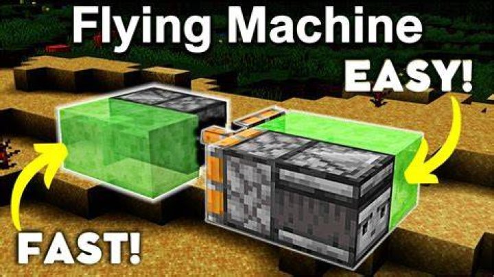 How to make a flying machine in minecraft