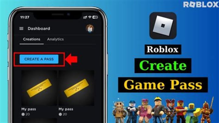 How to make a game pass on roblox
