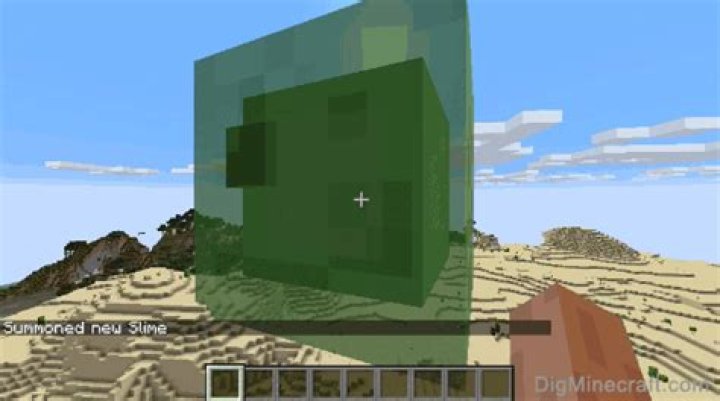 How to make a giant slime in minecraft