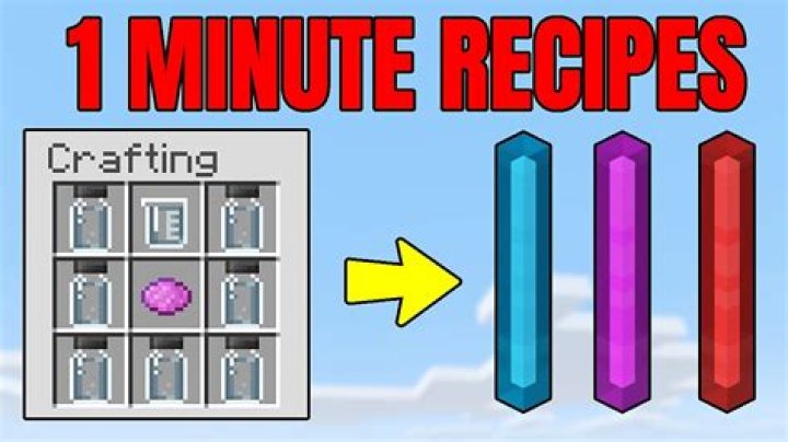 How to make a glow stick in minecraft