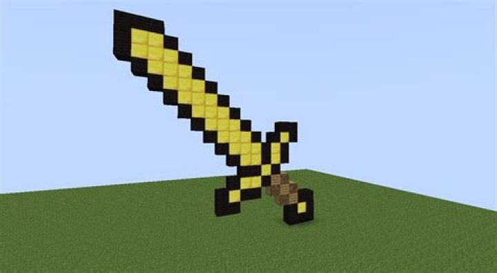 How to make a gold sword in minecraft