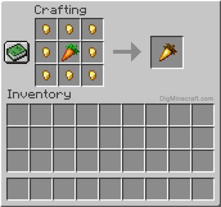 How to make a golden carrot in minecraft