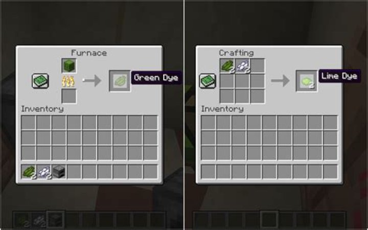 How to make a green dye in minecraft