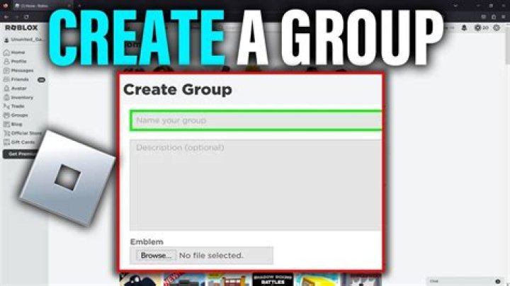 How to make a group on roblox without bc