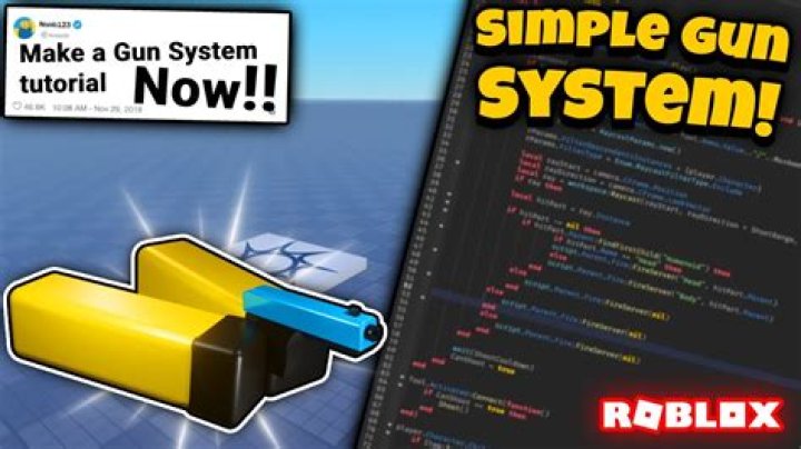 How to make a gun in roblox