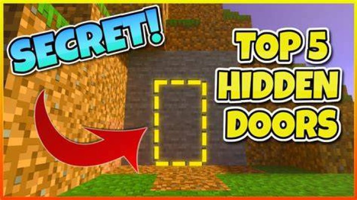 How to make a hidden doorway in minecraft