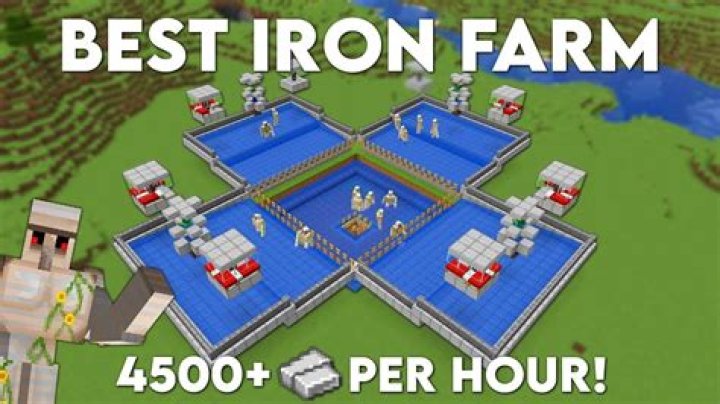 How to make a iron farm in minecraft