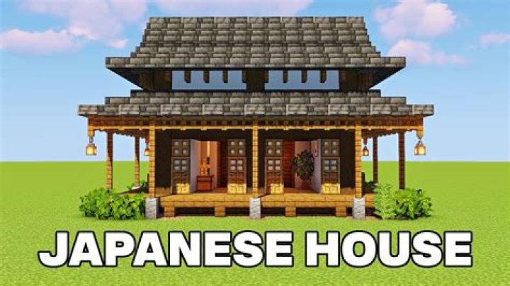 How to make a japanese house in minecraft