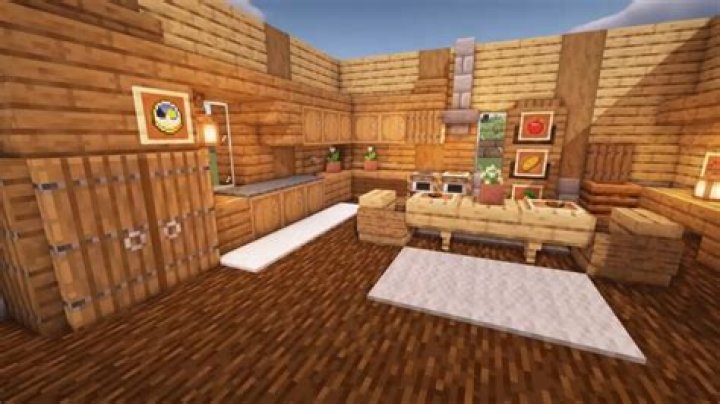 How to make a kitchen table in minecraft
