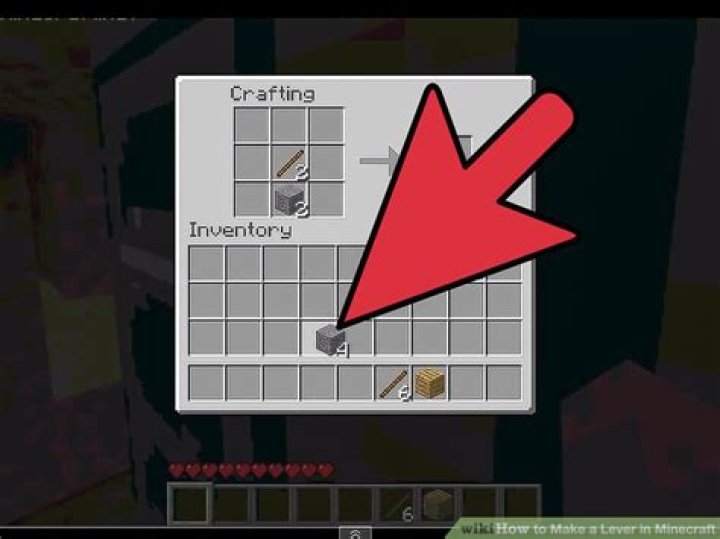 How to make a lever in minecraft pc