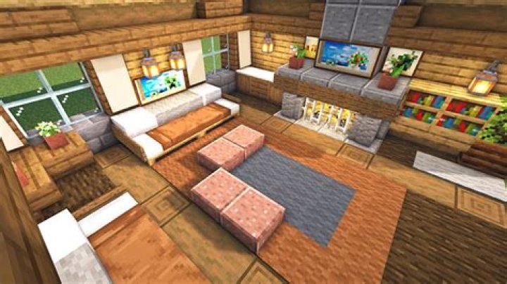 How to make a living room in minecraft