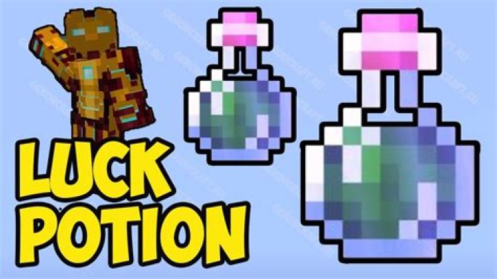 How to make a luck potion in minecraft