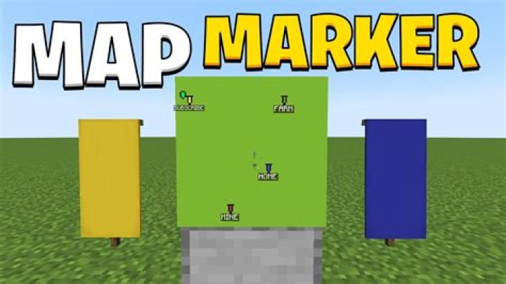 How to make a map marker in minecraft
