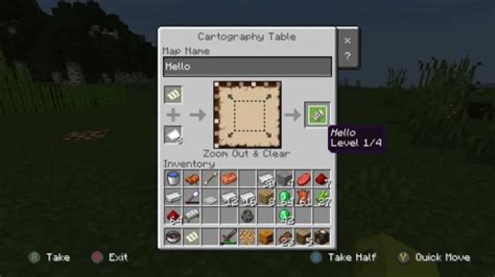 How to make a map table in minecraft