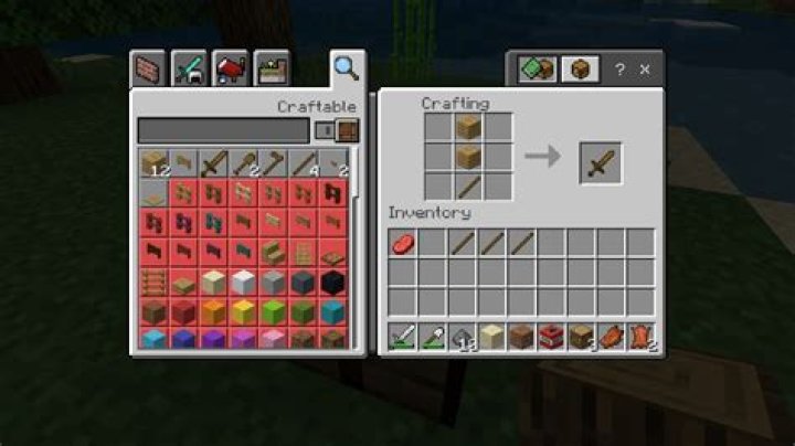 How to make a metal sword in minecraft